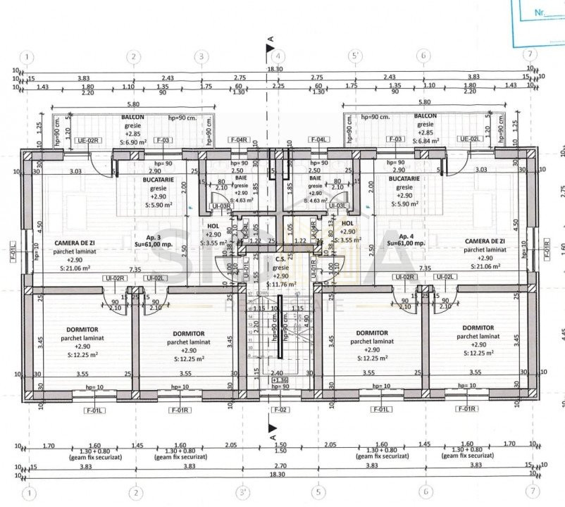 Apartament 3 camere in Sannicoara, Cluj, comison 0%!