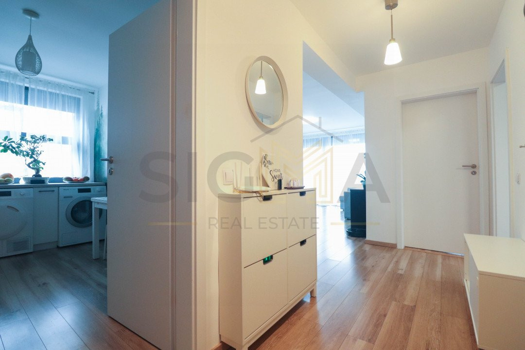 Apartament in vila, curte proprie, in Borhanci!