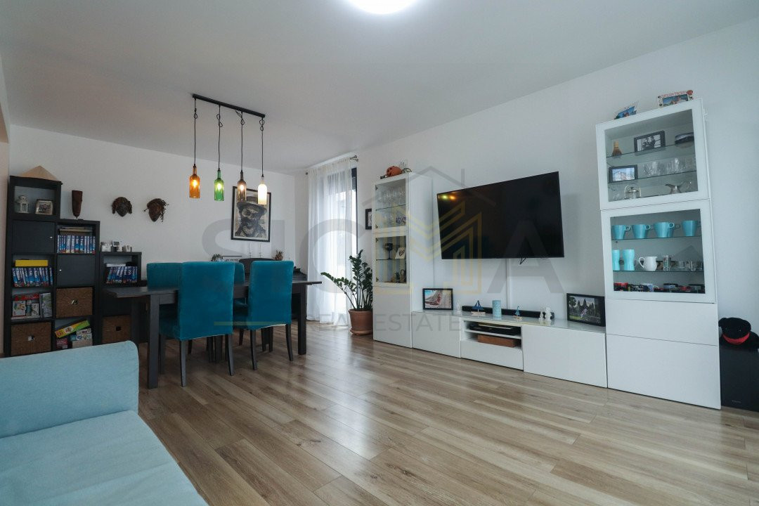 Apartament in vila, curte proprie, in Borhanci!