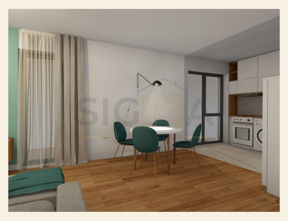 Apartament cu 2 camere in constructie noua, prima inchiriere!