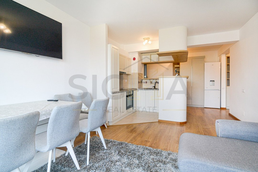 Apartament cu 2 camere in Borhanci, etaj intermediar!