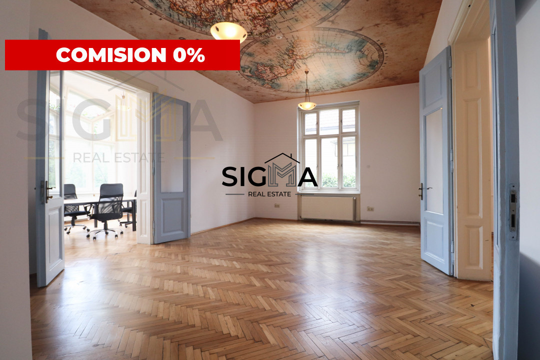 Vilă Interbelică de lux pentru birouri în Cluj-Napoca, comision 0%