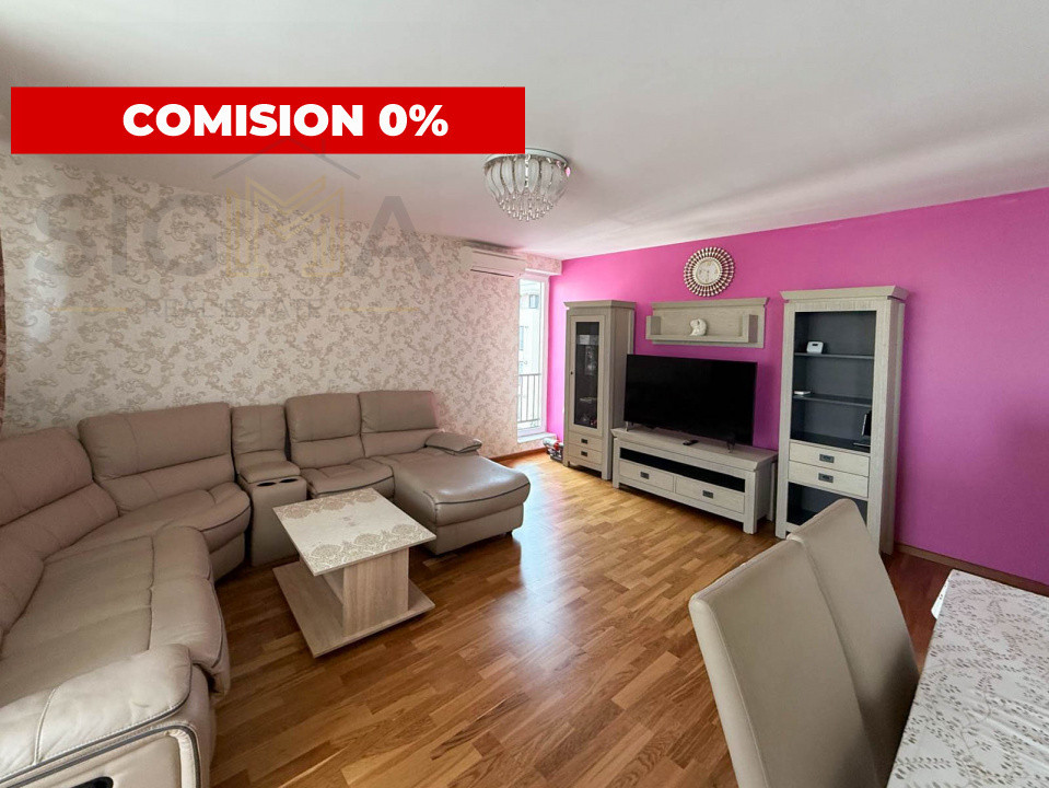 Apartament cu 3 camere, comision 0%, in Andrei Muresanu, zona Sigma!