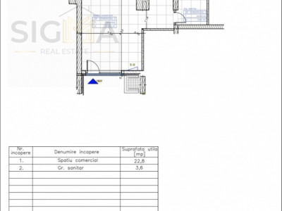 Spatiu comercial Marasti, zona Fabricii!