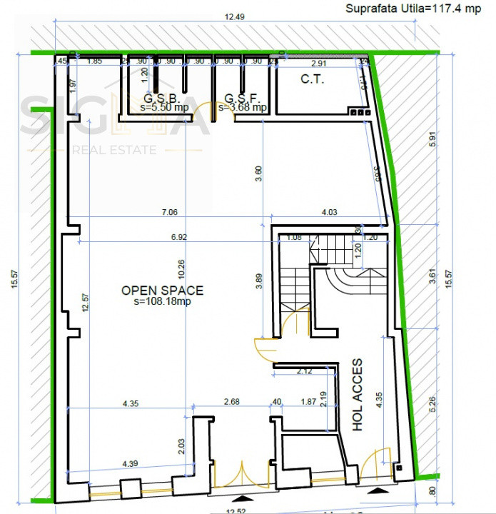 Spatiu comercial in centrul vechi, acces stradal!