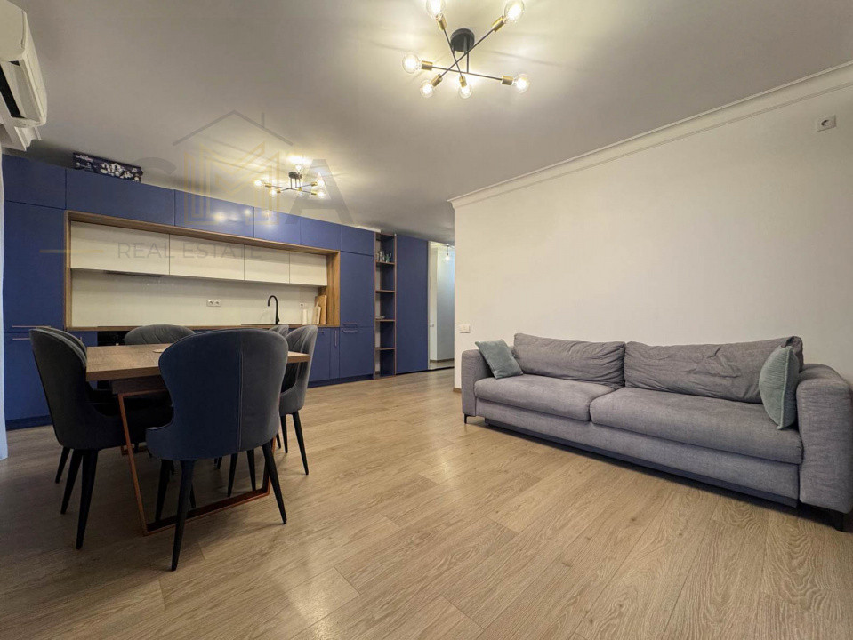 Apartament 2 camere, 56 mp, finisat LUX, cu terasa!