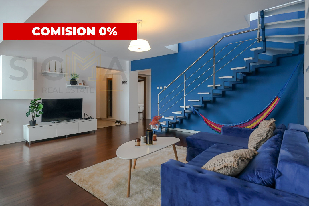 Penthouse pe 2 niveluri de vanzare, Comision 0%, in Buna Ziua!