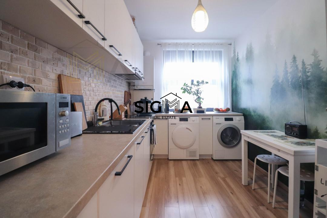 Apartament in vila, curte proprie, in Borhanci!