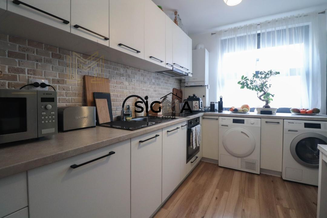 Apartament in vila, curte proprie, in Borhanci!