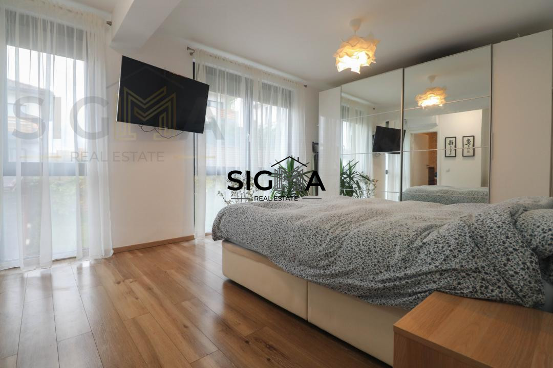 Apartament in vila, curte proprie, in Borhanci!