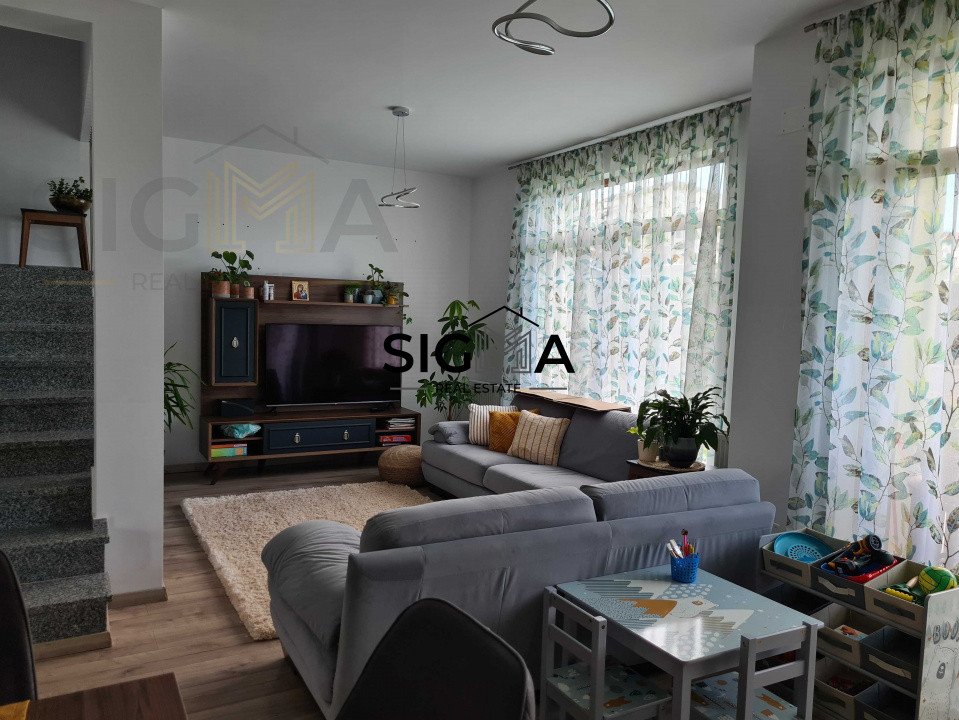 Duplex P+E cu mansarda de inchiriat in Borhanci – 180 mp, 3 dormitoare, terasa s