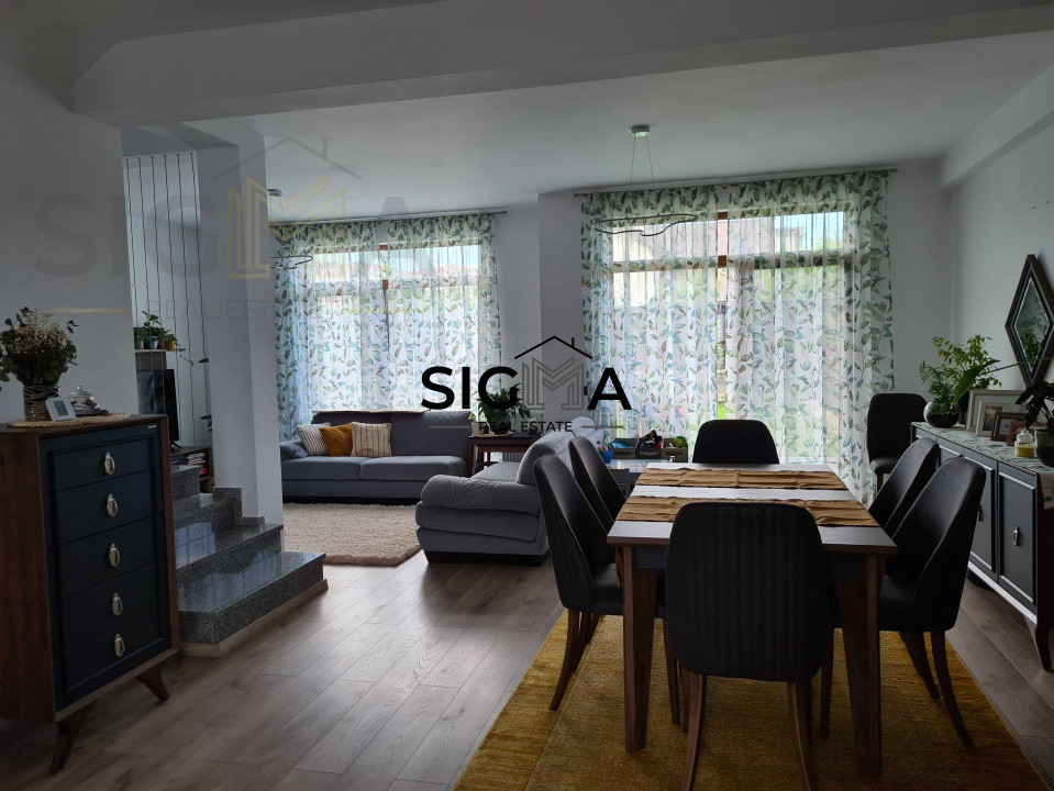 Duplex P+E cu mansarda de inchiriat in Borhanci – 180 mp, 3 dormitoare, terasa s