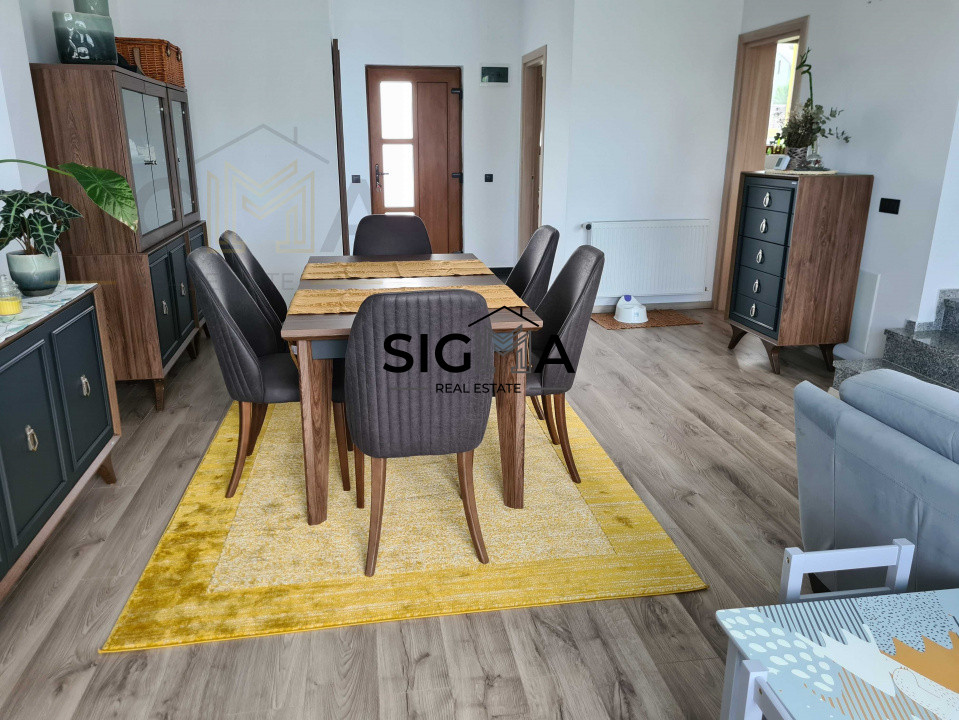 Duplex P+E cu mansarda de inchiriat in Borhanci – 180 mp, 3 dormitoare, terasa s