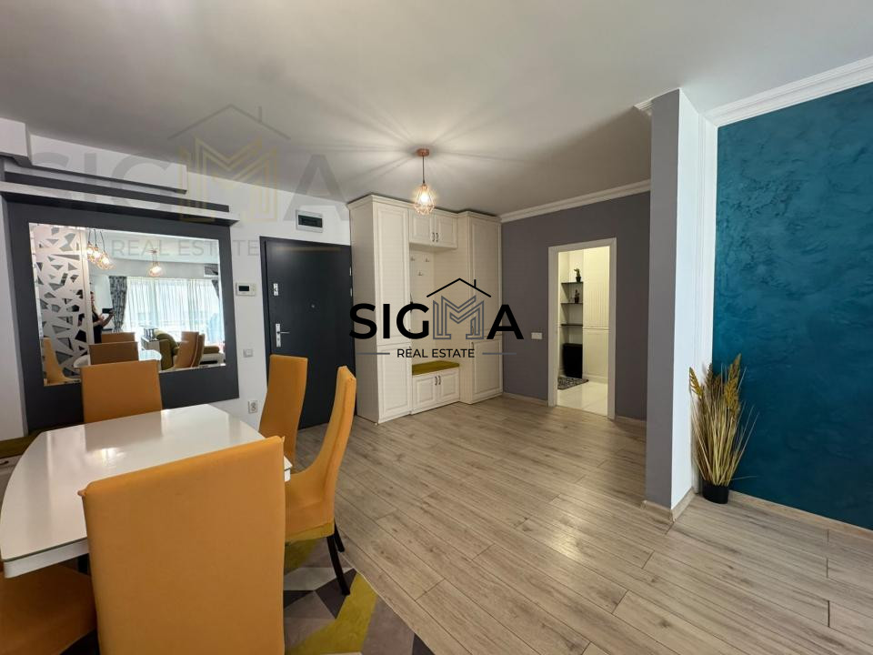 Apartament frumos, 56 mp, 2 camere, Semicentral, parcare