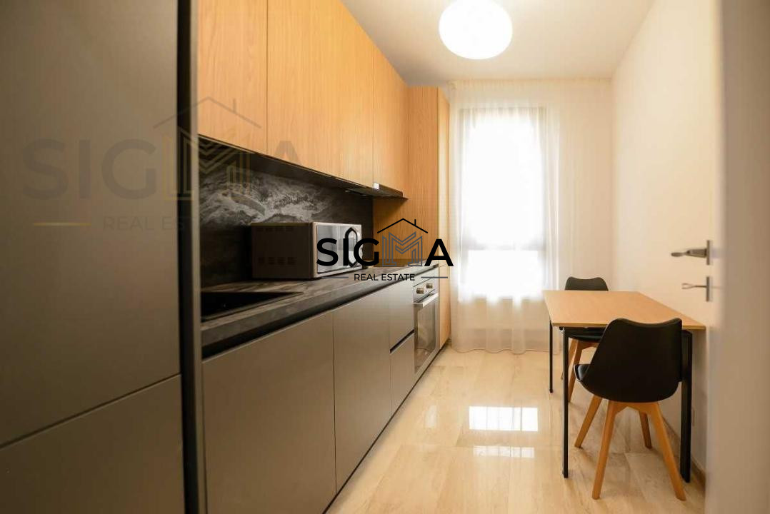 Apartament modern cu 2 camere de inchiriat in Park Lake– terasa 9 mp, parcare 