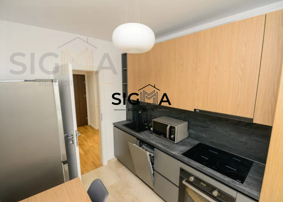 Apartament modern cu 2 camere de inchiriat in Park Lake– terasa 9 mp, parcare 