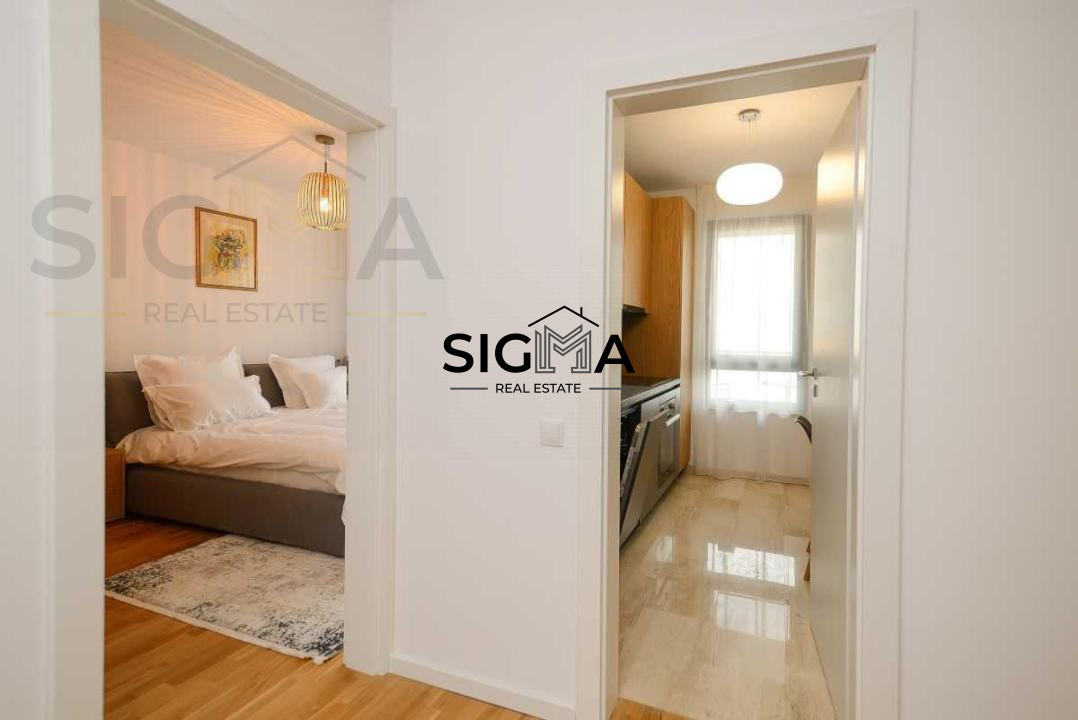 Apartament modern cu 2 camere de inchiriat in Park Lake– terasa 9 mp, parcare 