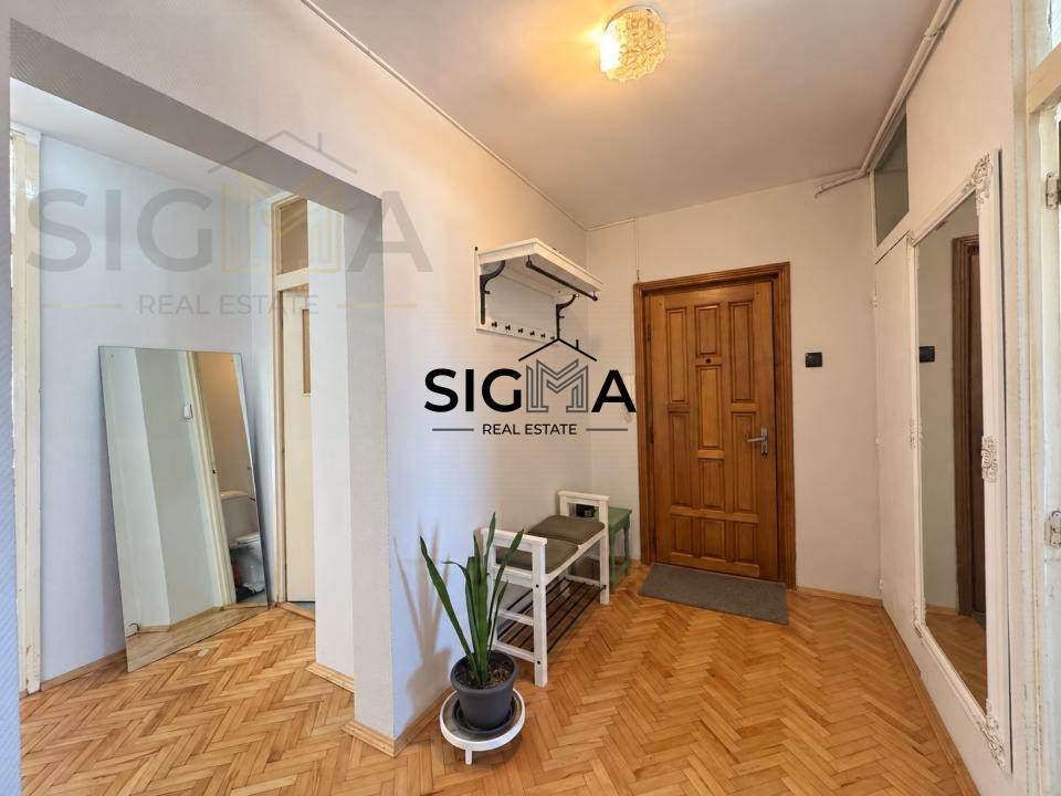 Apartament cu 3 camere decomandate de vanzare in Manastur, zona Calvaria – 74 mp