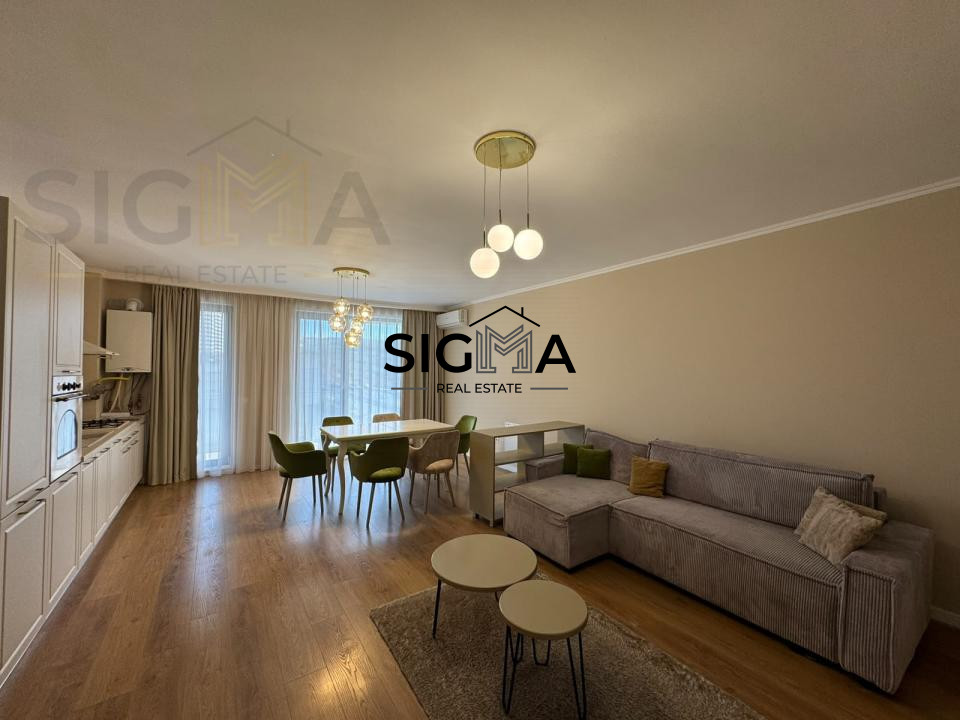 Apartament cu 2 camere de inchiriat in ansamblul Luminia – terasa 30 mp, parcare