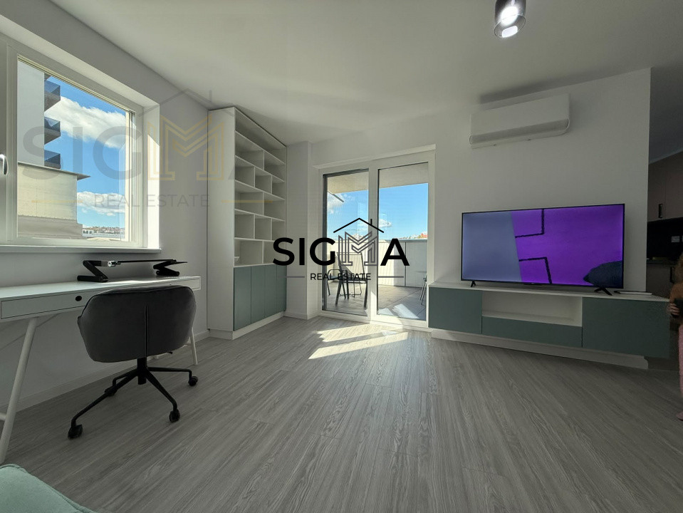 Apartament cu 2 camere de inchiriat in Elite City – 57 mp, balcon de 12 mp