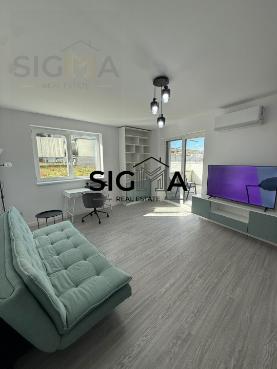 Apartament cu 2 camere de inchiriat in Elite City – 57 mp, balcon de 12 mp